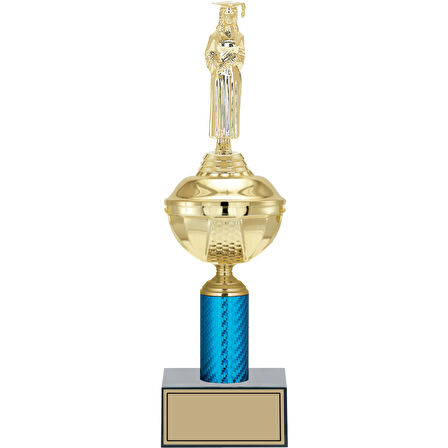 ODAK KUPA - Figürlü Kupalar - Mezuniyet Kadın Figürlü Kupalar FG-051 C - 37 cm