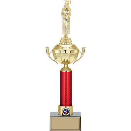 ODAK KUPA - Figürlü Kupalar - Mezuniyet Kadın Figürlü Kupalar FG-054 A - 46 cm