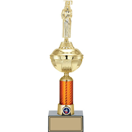 ODAK KUPA - Figürlü Kupalar - Mezuniyet Kadın Figürlü Kupalar FG-055 C - 41 cm