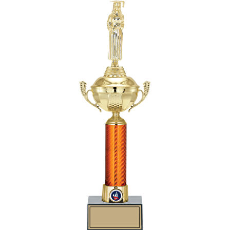 ODAK KUPA - Figürlü Kupalar - Mezuniyet Kadın Figürlü Kupalar FG-056 A - 46 cm