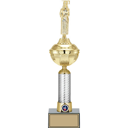 ODAK KUPA - Figürlü Kupalar - Mezuniyet Kadın Figürlü Kupalar FG-057 B - 43 cm