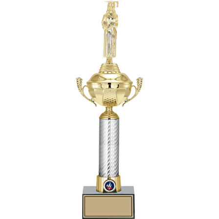 ODAK KUPA - Figürlü Kupalar - Mezuniyet Kadın Figürlü Kupalar FG-058 A - 46 cm