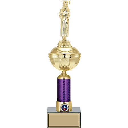 ODAK KUPA - Figürlü Kupalar - Mezuniyet Kadın Figürlü Kupalar FG-059 C - 41 cm