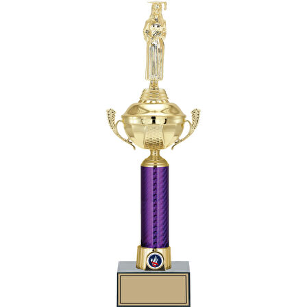 ODAK KUPA - Figürlü Kupalar - Mezuniyet Kadın Figürlü Kupalar FG-060 A - 46 cm