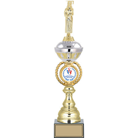 ODAK KUPA - Figürlü Kupalar - Mezuniyet Kadın Figürlü Kupalar FG-066 B - 47 cm