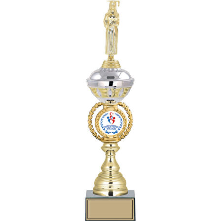 ODAK KUPA - Figürlü Kupalar - Mezuniyet Kadın Figürlü Kupalar FG-066 C - 45 cm