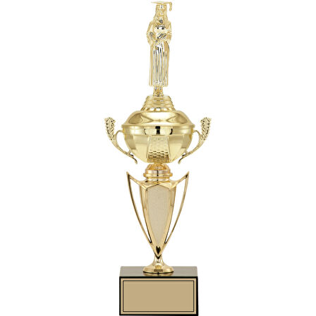 ODAK KUPA - Figürlü Kupalar - Mezuniyet Kadın Figürlü Kupalar FG-068 C - 41 cm