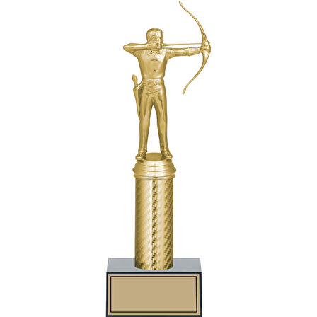 ODAK KUPA - Figürlü Kupalar - Okçu Figürlü Kupalar FG-007 B - 28 cm