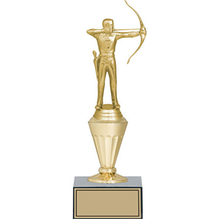 ODAK KUPA - Figürlü Kupalar - Okçu Figürlü Kupalar FG-011 B - 27 cm