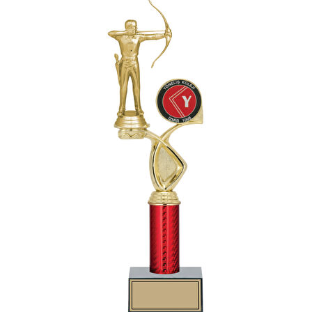 ODAK KUPA - Figürlü Kupalar - Okçu Figürlü Kupalar FG-016 B - 38 cm