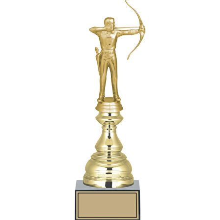 ODAK KUPA - Figürlü Kupalar - Okçu Figürlü Kupalar FG-023 B - 31 cm