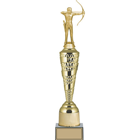 ODAK KUPA - Figürlü Kupalar - Okçu Figürlü Kupalar FG-027 A - 48 cm