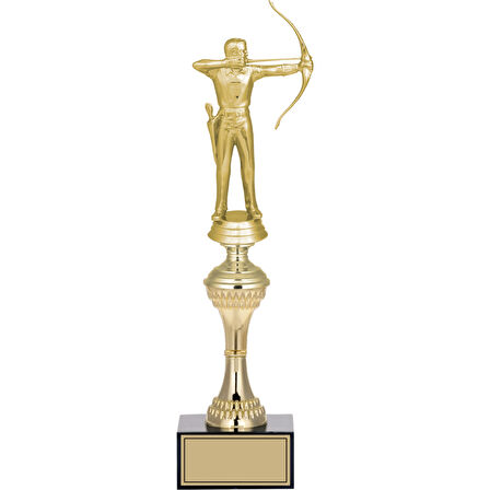 ODAK KUPA - Figürlü Kupalar - Okçu Figürlü Kupalar FG-029 C - 33 cm