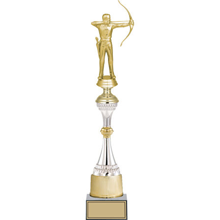 ODAK KUPA - Figürlü Kupalar - Okçu Figürlü Kupalar FG-032 A - 46 cm