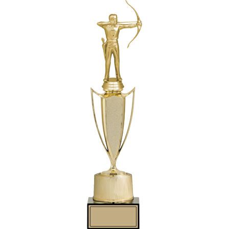 ODAK KUPA - Figürlü Kupalar - Okçu Figürlü Kupalar FG-040 A - 40 cm