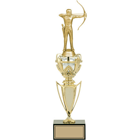 ODAK KUPA - Figürlü Kupalar - Okçu Figürlü Kupalar FG-044 C - 39 cm