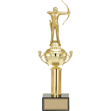 ODAK KUPA - Figürlü Kupalar - Okçu Figürlü Kupalar FG-048 C - 39 cm