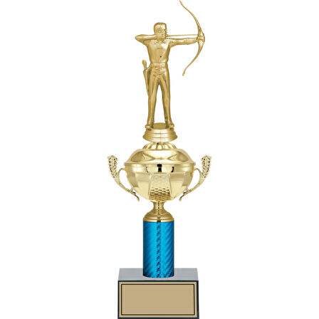 ODAK KUPA - Figürlü Kupalar - Okçu Figürlü Kupalar FG-052 C - 37 cm