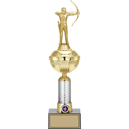 ODAK KUPA - Figürlü Kupalar - Okçu Figürlü Kupalar FG-057 C - 41 cm