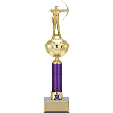 ODAK KUPA - Figürlü Kupalar - Okçu Figürlü Kupalar FG-059 A - 46 cm