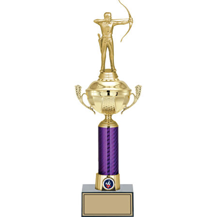 ODAK KUPA - Figürlü Kupalar - Okçu Figürlü Kupalar FG-060 B - 44 cm