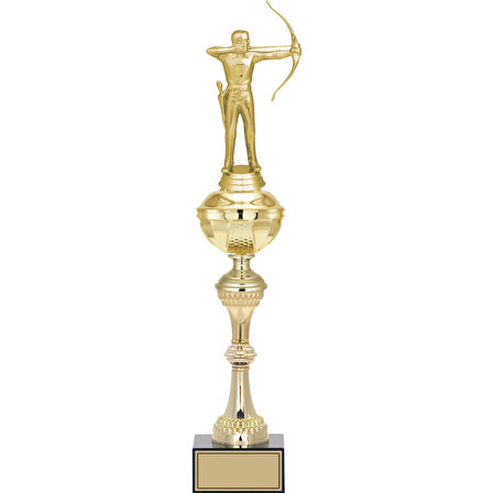 ODAK KUPA - Figürlü Kupalar - Okçu Figürlü Kupalar FG-061 B - 48 cm
