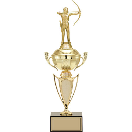 ODAK KUPA - Figürlü Kupalar - Okçu Figürlü Kupalar FG-068 C - 41 cm