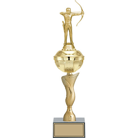 ODAK KUPA - Figürlü Kupalar - Okçu Figürlü Kupalar FG-069 B - 47 cm