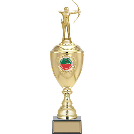 ODAK KUPA - Figürlü Kupalar - Okçu Figürlü Kupalar FG-079 C - 47 cm