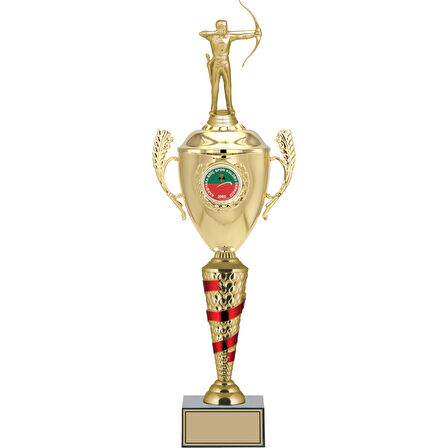ODAK KUPA - Figürlü Kupalar - Okçu Figürlü Kupalar FG-082 C - 56 cm