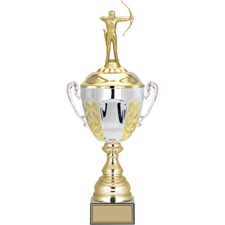ODAK KUPA - Figürlü Kupalar - Okçu Figürlü Kupalar FG-087 A - 49 cm