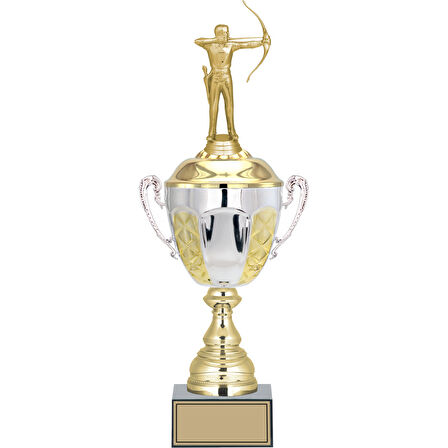 ODAK KUPA - Figürlü Kupalar - Okçu Figürlü Kupalar FG-087 C - 44 cm