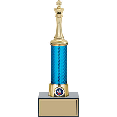 ODAK KUPA - Figürlü Kupalar - Satranç Figürlü Kupalar FG-005 A - 28 cm