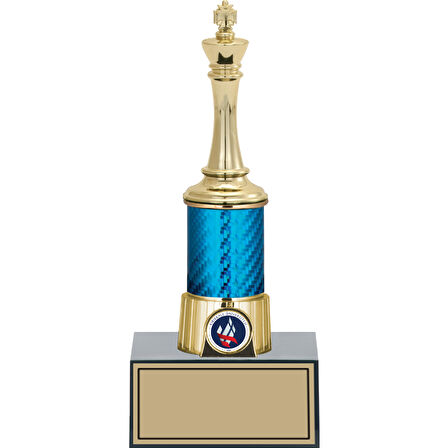 ODAK KUPA - Figürlü Kupalar - Satranç Figürlü Kupalar FG-005 C - 23 cm