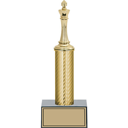 ODAK KUPA - Figürlü Kupalar - Satranç Figürlü Kupalar FG-007 A - 27 cm