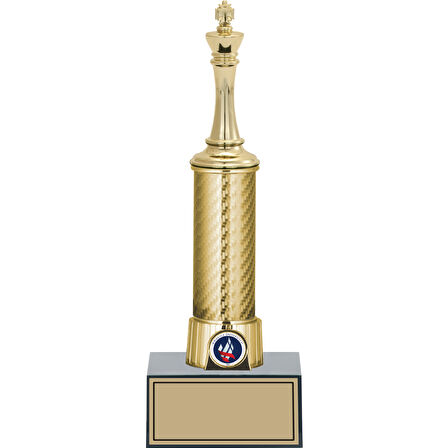 ODAK KUPA - Figürlü Kupalar - Satranç Figürlü Kupalar FG-008 B - 28 cm