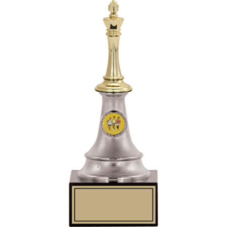 ODAK KUPA - Figürlü Kupalar - Satranç Figürlü Kupalar FG-010 A - 24 cm