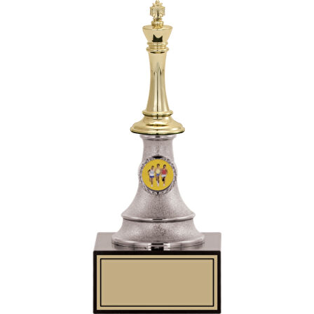 ODAK KUPA - Figürlü Kupalar - Satranç Figürlü Kupalar FG-010 B - 23 cm