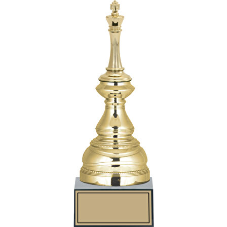 ODAK KUPA - Figürlü Kupalar - Satranç Figürlü Kupalar FG-024 A - 29 cm