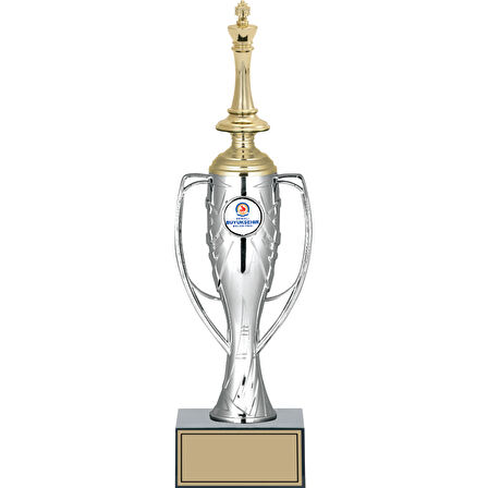 ODAK KUPA - Figürlü Kupalar - Satranç Figürlü Kupalar FG-025 B - 34 cm