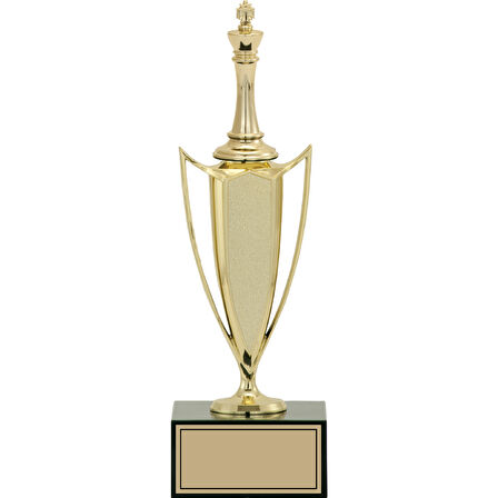 ODAK KUPA - Figürlü Kupalar - Satranç Figürlü Kupalar FG-039 A - 31 cm