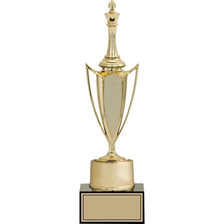 ODAK KUPA - Figürlü Kupalar - Satranç Figürlü Kupalar FG-040 B - 34 cm