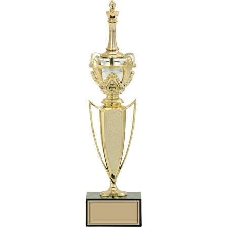 ODAK KUPA - Figürlü Kupalar - Satranç Figürlü Kupalar FG-044 A - 39 cm
