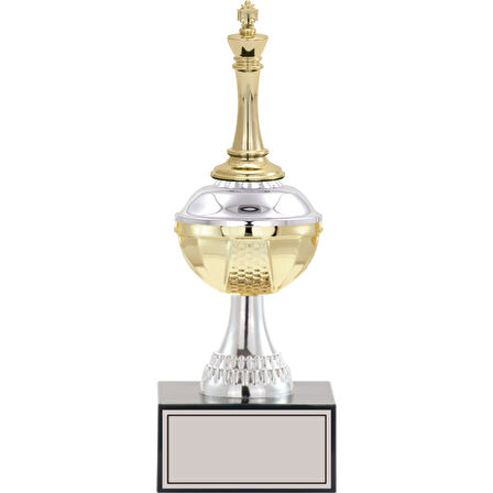 ODAK KUPA - Figürlü Kupalar - Satranç Figürlü Kupalar FG-045 C - 27 cm