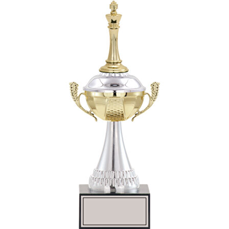 ODAK KUPA - Figürlü Kupalar - Satranç Figürlü Kupalar FG-046 A - 33 cm