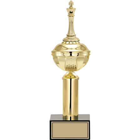 ODAK KUPA - Figürlü Kupalar - Satranç Figürlü Kupalar FG-047 C - 35 cm