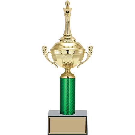 ODAK KUPA - Figürlü Kupalar - Satranç Figürlü Kupalar FG-050 B - 36 cm