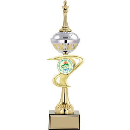 ODAK KUPA - Figürlü Kupalar - Satranç Figürlü Kupalar FG-065 B - 43 cm