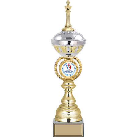 ODAK KUPA - Figürlü Kupalar - Satranç Figürlü Kupalar FG-066 A - 46 cm