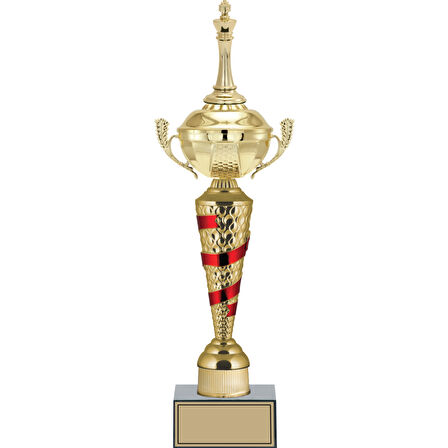 ODAK KUPA - Figürlü Kupalar - Satranç Figürlü Kupalar FG-078 C - 46 cm